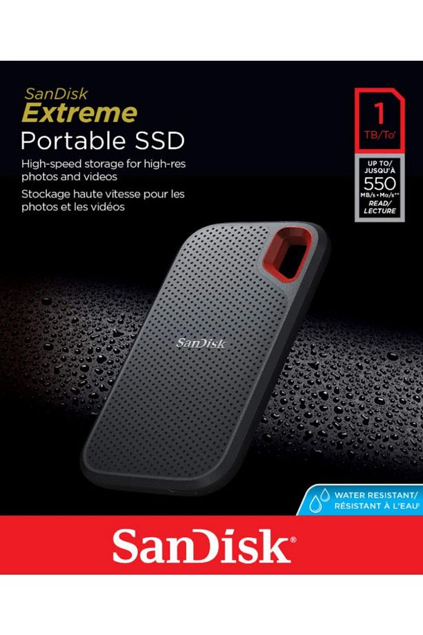 Extreme 250 GB 1050MB/sn V2 Taşınabilir SSD SDSSDE60-250G-G25 Siyah - 9