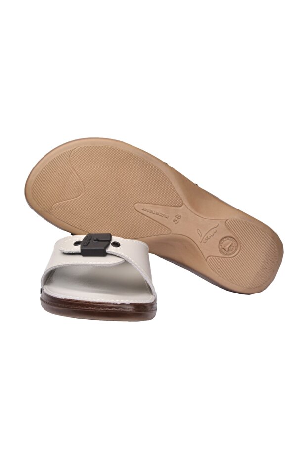 6500 Minelli Ortopedik Bayan Terlik Ayakkabı - 5