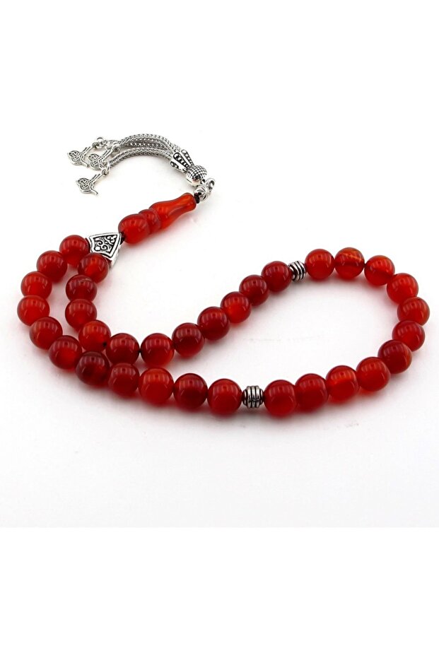 33 Natural Agate Prayer Beads Set - 1