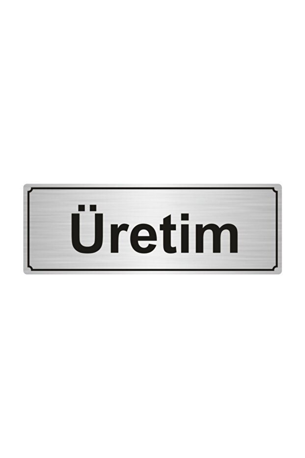 Duty Diversion Sign 10Cmx20Cm Silver Color Metal