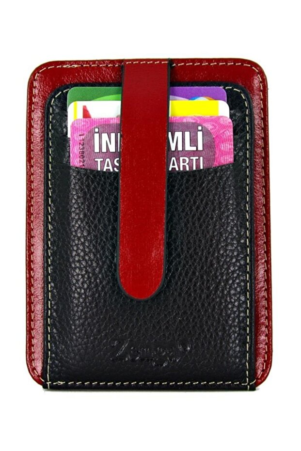 Men's Leather Wallet Portable Card Holder Gift for Men Z031
