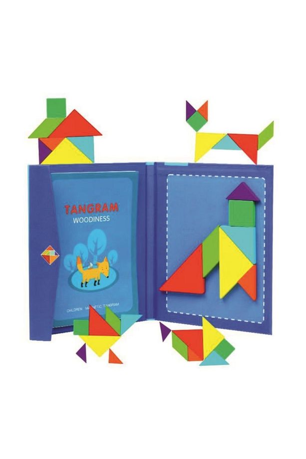 Mıknatıslı Tangram Kitabı Puzzle Yapboz - 1