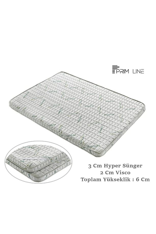 Hygiene Bamboo 80x160 Cm Ortopedik Yatak Şiltesi Visco Yatak Pedi - 2
