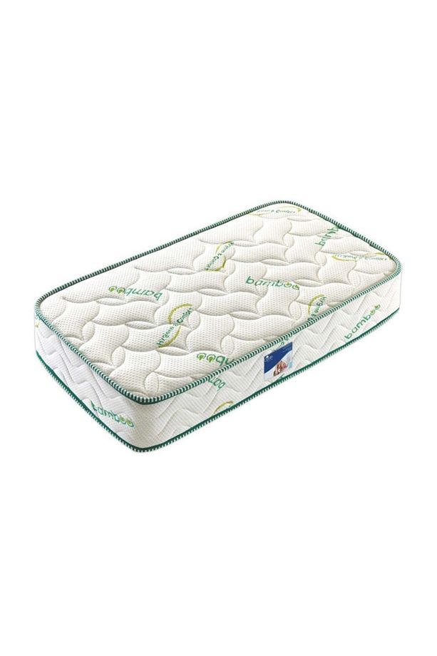 100 x 200 Ortopedik Yaylı Yatak  Bamboo - Ortopedik Tek Kişilik Yatak 100 x 200 | Yaylı Yatak - 1
