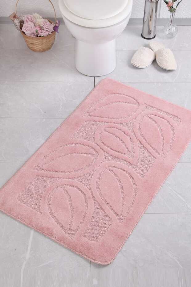 Flora 60X100 Pembe Banyo Halısı - 1