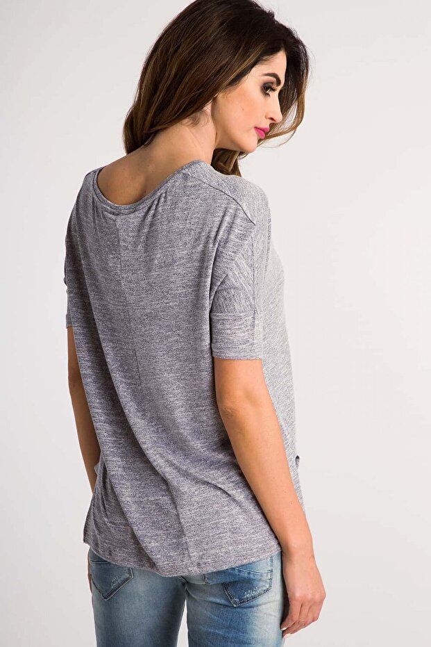 Yarasa Bluz Gri - 2
