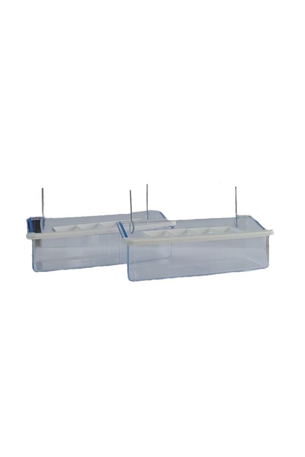 15 Cm Wire Grilled Budgie Food Bowl X2 Pieces