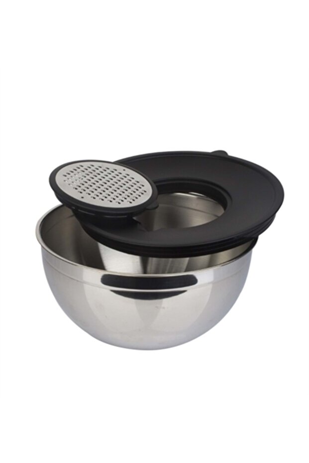 Karat 24 Cm Çelik Rendeli Karıştırma Kabı - Rendeli - 1