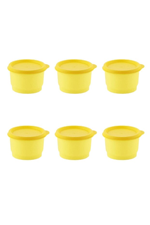 Mini Sarı Kahvaltı Saklama Kabı 6 X 50 Ml - 2