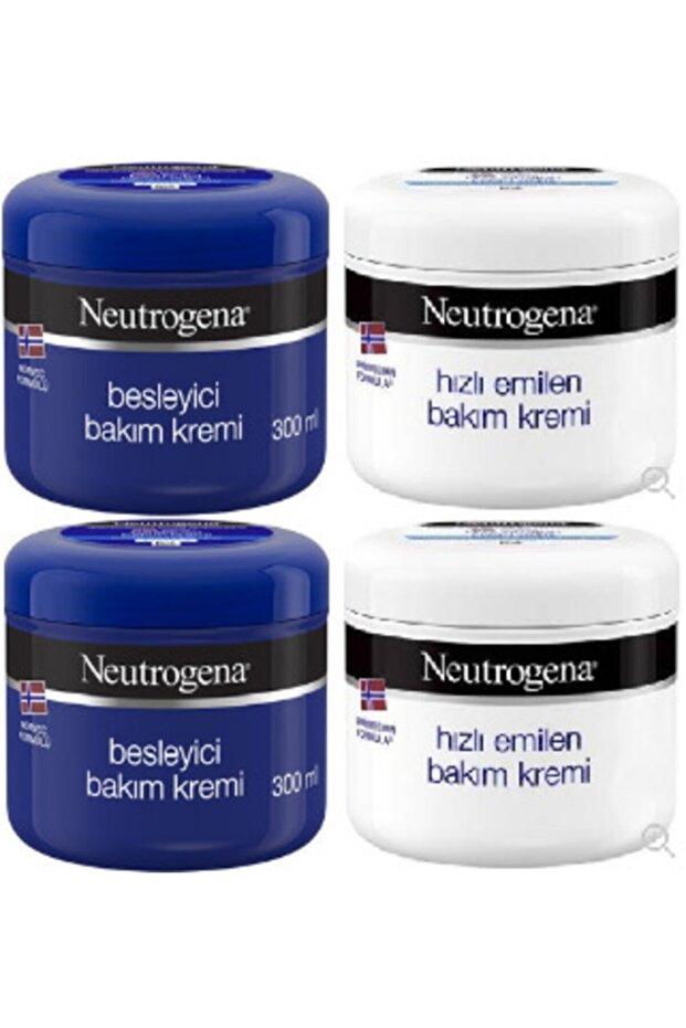 Nourishing Care Cream 300 ml and Fast Absorbing Care Cream 300 ml (2 of each)