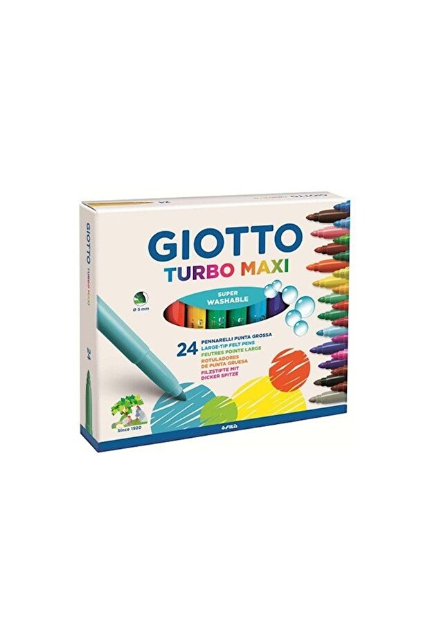 Turbo Maxi 24 Color Jumbo Felt Pen