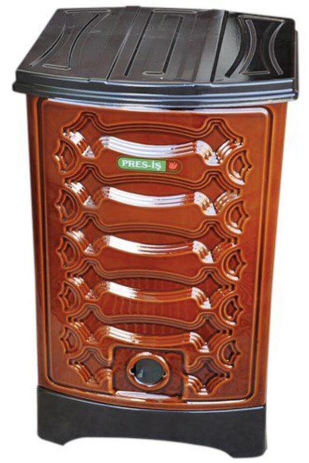 Önden Havalı Kovalı Uyuyan Soba-kömür Sobası-odun Sobası Kovalı - 1