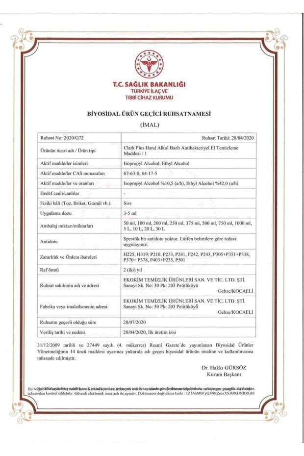 Clark Dezenfektanlı Mendil - 6