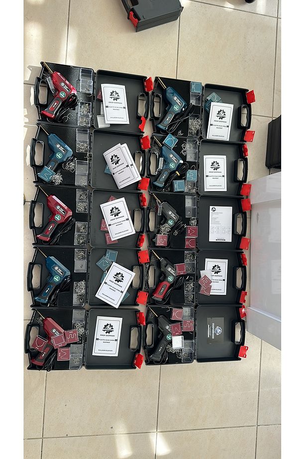 100 W Sıcak Zımba Plastik Kaynak Tamir Seti-200 Adet Tel Zımba Dahil - 7