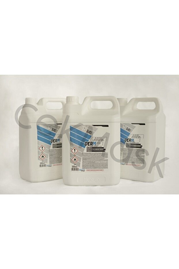 Derm El ve Cilt Dezenfektanı 5 Litre Bidon x 5 Adet - 3