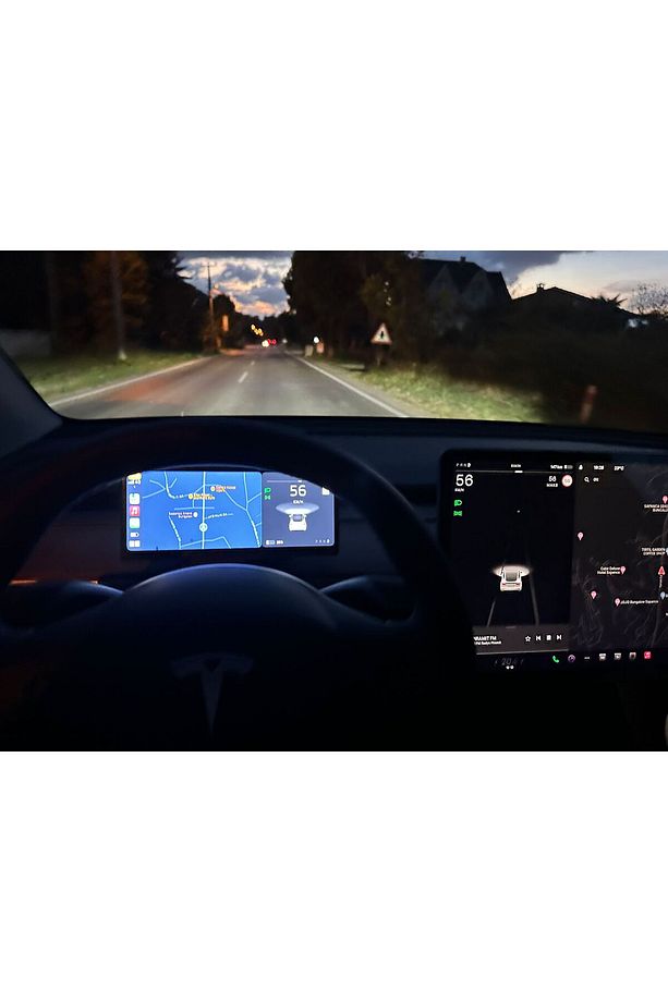 Model Y için 9 inc ön Panel Dokunmatik Ekran OTA sistem, Android ve carplay destekli - 3