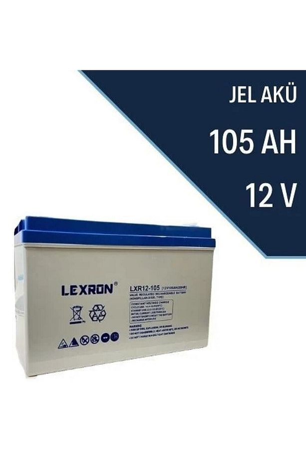 105 Amper 12 Volt Jel Akü - 105 Ah Jel Akü - 1 Adet - 1
