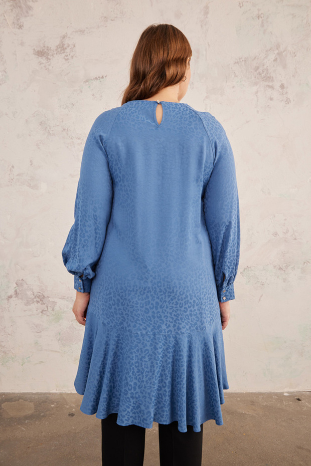 Leopar Jakarlı Tunik - 5