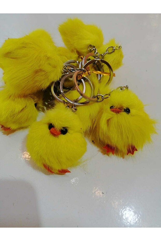 Sarı Civciv Anahtarlık Sevimli Civciv - 1