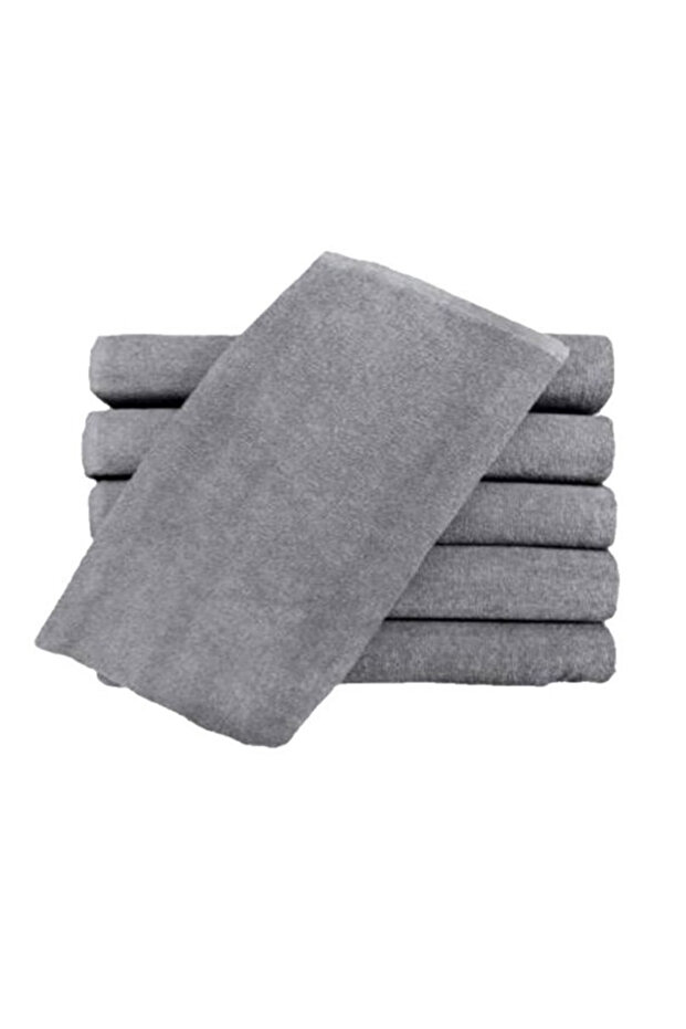 6 Pieces 50X90 cm Gray Hand-Face-Head Towel Hotel Collection