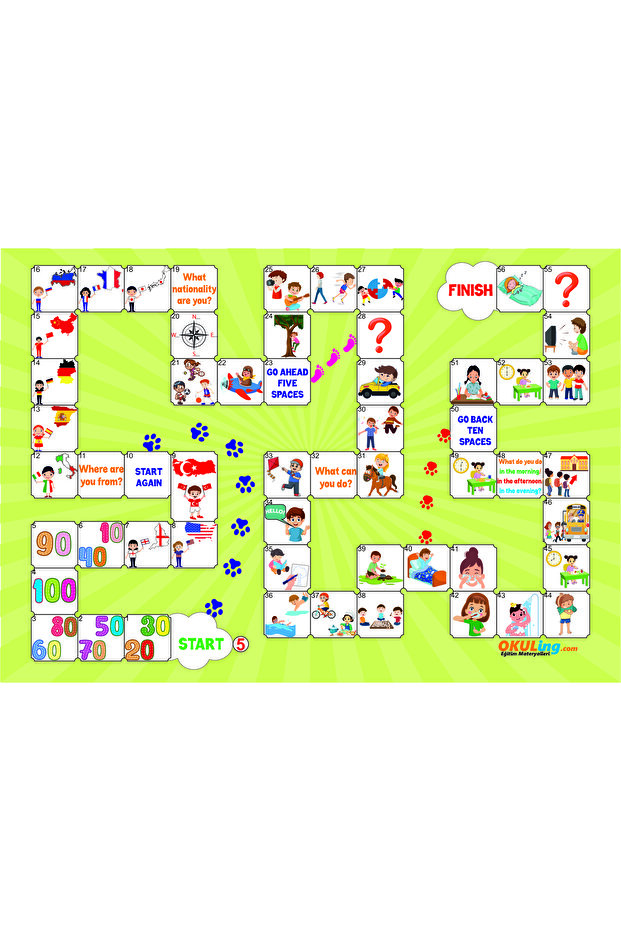 Polyboard İlkokul İngilizce Kutu Oyunu - 5