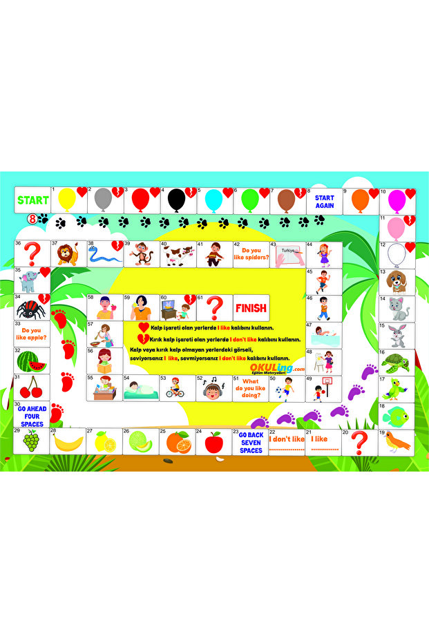 Polyboard İlkokul İngilizce Kutu Oyunu - 7