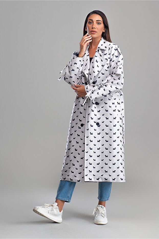 nidal oversize trençkot - 2