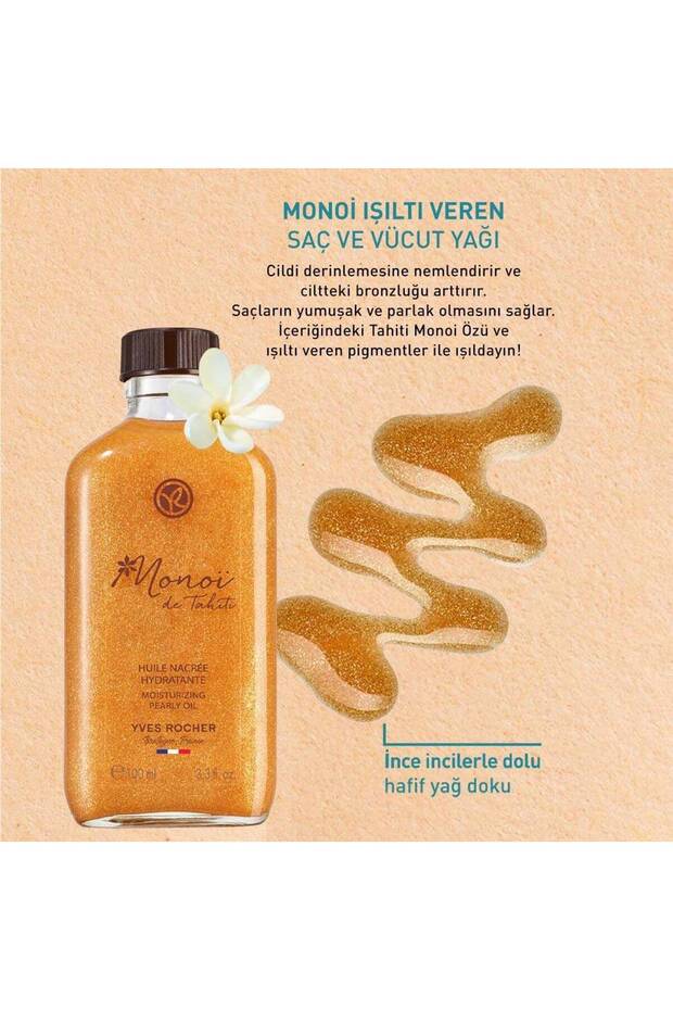 Egzotik bakımla vücudunuz ve saçlarınız ışıldasın! Monoi Işıltı Veren Saç ve Vücut Yağı 100 ml - 2