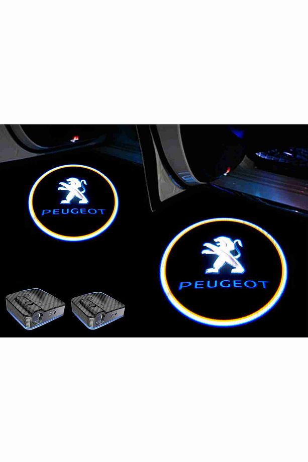 Peugeot Için Kapı Altı Logo 7 Led Projektör (2 Adet) - 2