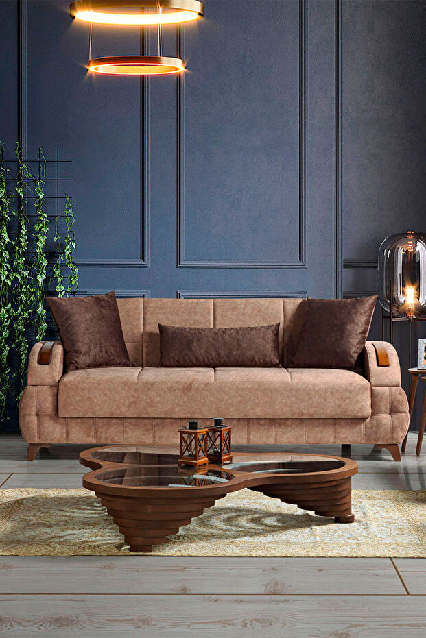 Diva Çekyatlı Üçlü Kanepe Çekyat - 1