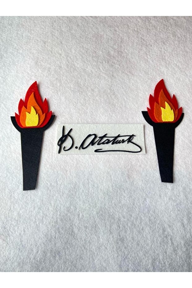 Torch and Ataturk Signature Felt
