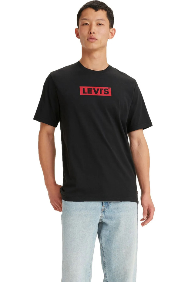 Relaxed Fit Crew Neck 100% Cotton T Shirt with Logo Men's T SHIRT A2082
