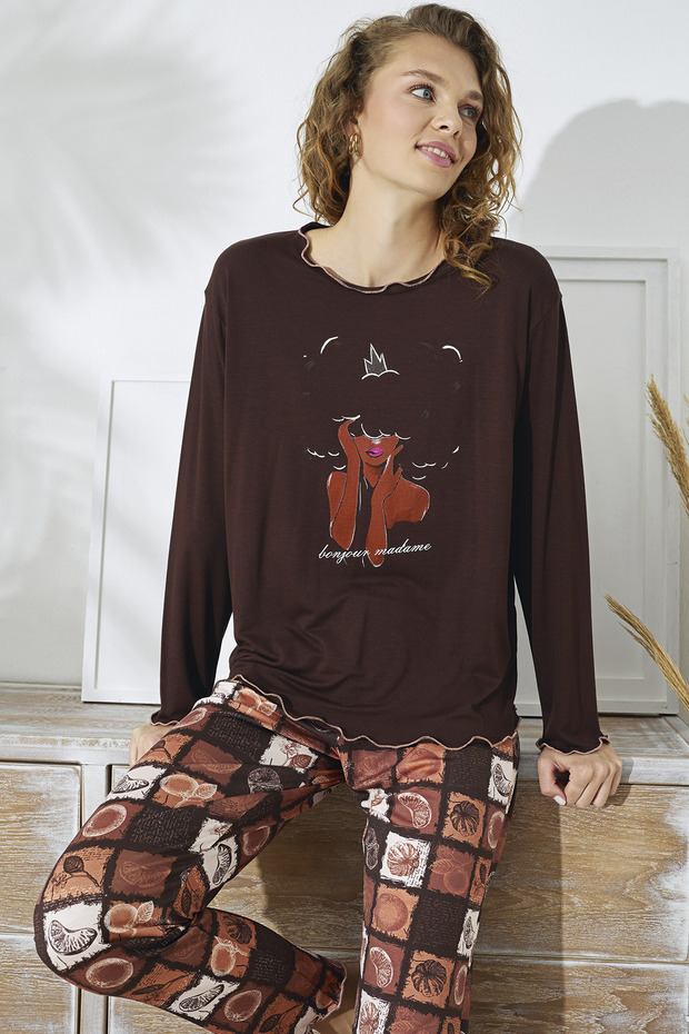 15086 PRINTED PAJAMAS SET - 1