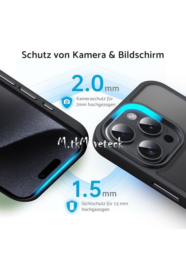 İphone 15 Pro Kılıf Kamera Yükseltili Magsafe Şarj Destekli Mat Renkli Kenarlı Hassas Buton Kapak - 8