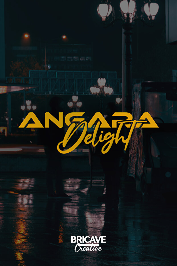 ملصق ملصق على الزجاج الأمامي للسيارة والدراجة النارية JDM بحروف Angara Delight مقاس 20 × 6 سم