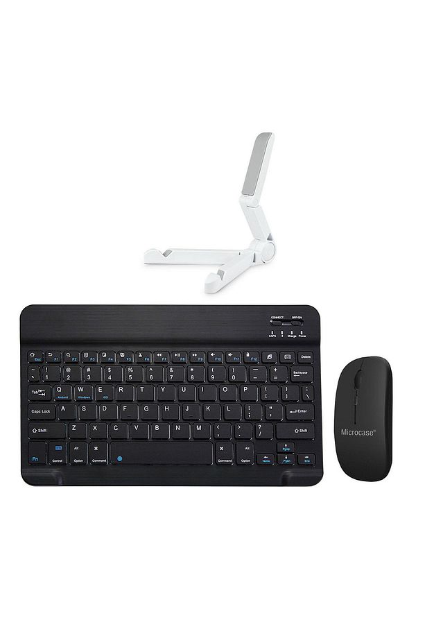 Galaxy Tab S9+ S9 plus 12.4 inç için Bluetooth Klavye(TR Sticker)+Mouse+Tablet Standı AL2765 - 5