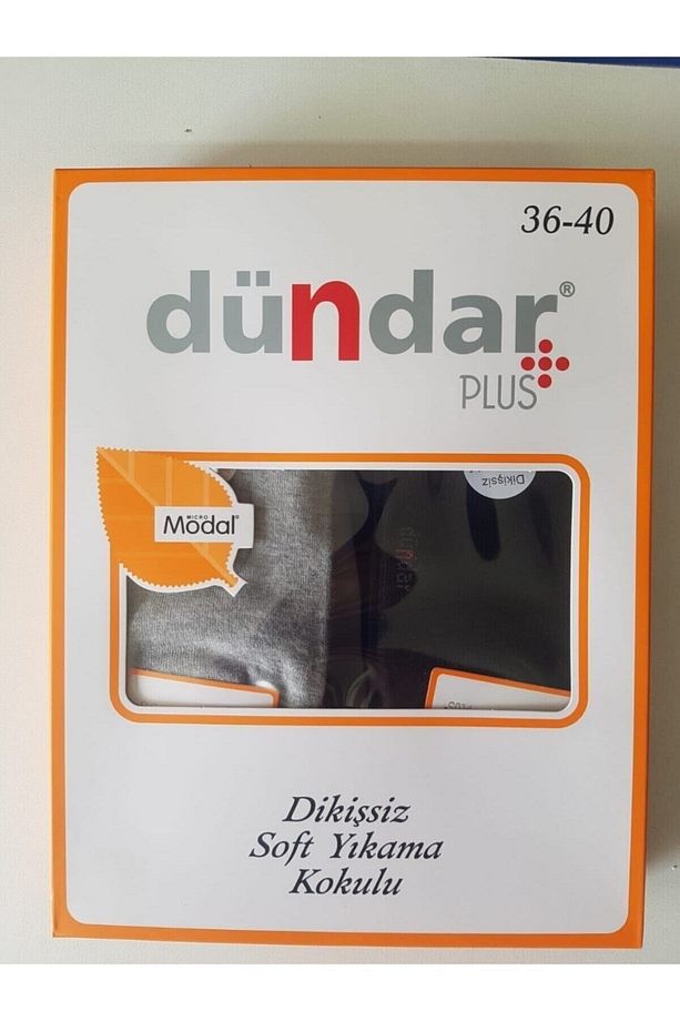 Kadın Lacivert Gri Patik Çorap 12'li Dündar - 7