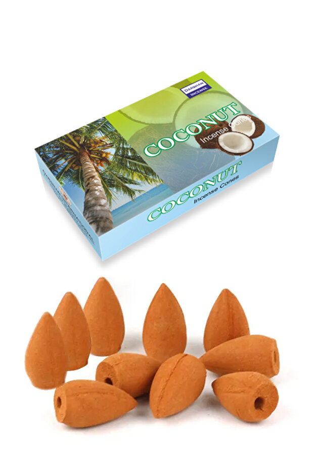 10 Adet Geri Akış Tütsü- COCONUT
