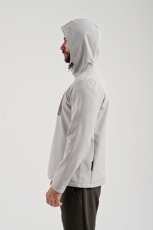 H Sshell Jacket M Erkek Mont Stone 2111161-058 - 3