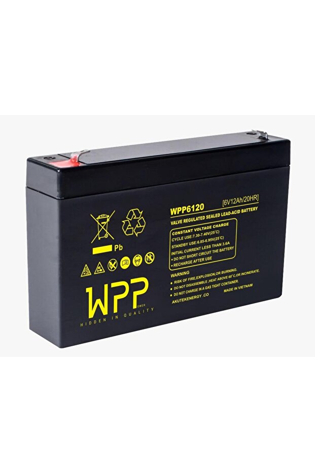 6v12ah Akü - 1