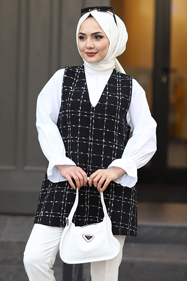 V Yaka Tüvit Süveter - 6