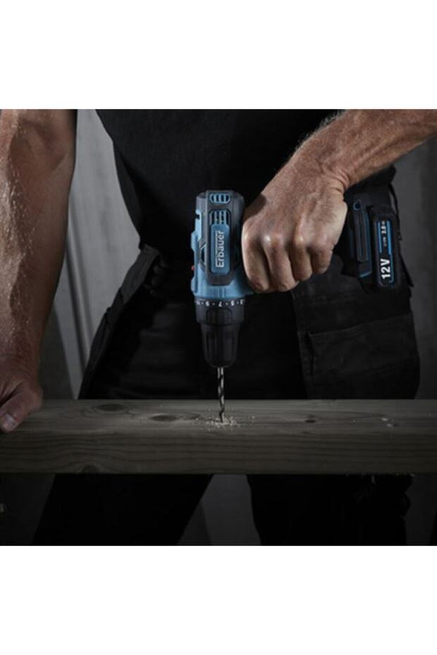 Erbauer 12volt Çift Akülü Matkap - 3