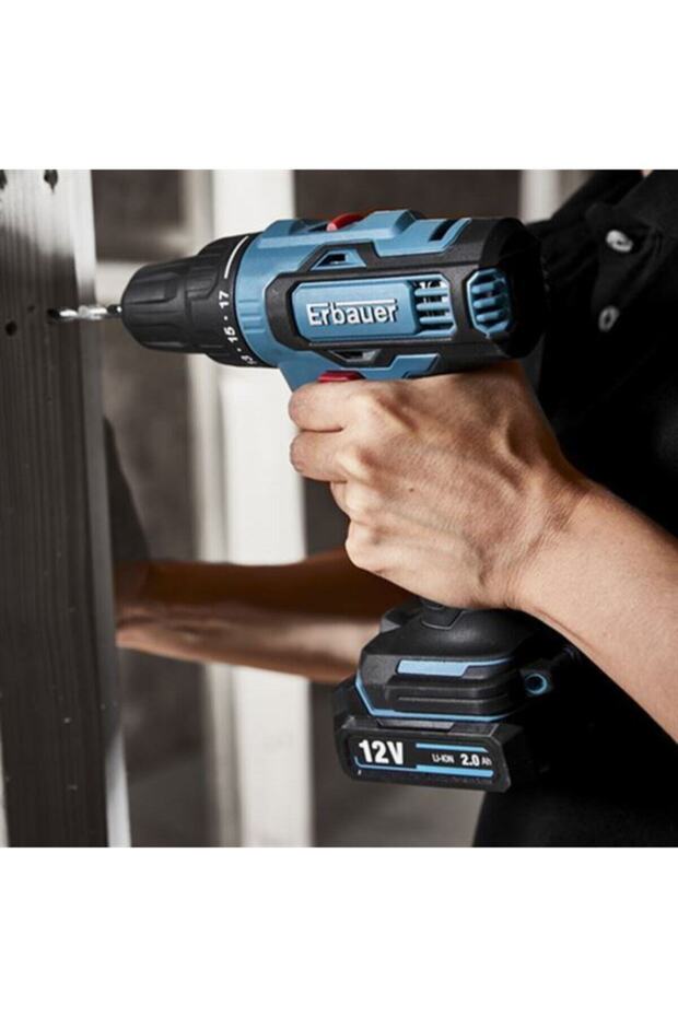 Erbauer 12volt Çift Akülü Matkap - 2
