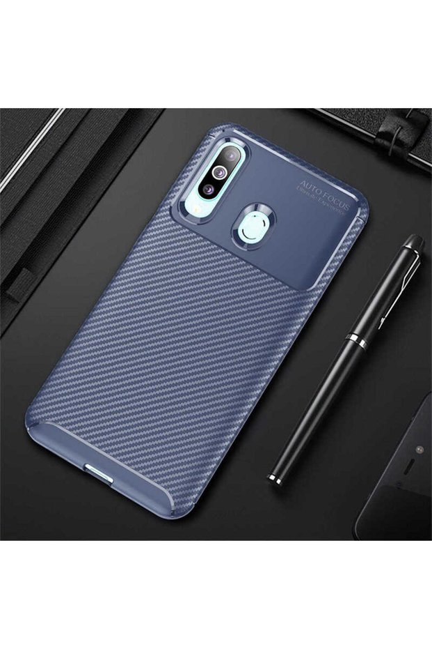 Samsung Galaxy A20S Case Carbon Fiber Look Ultra Thin Carbon Case