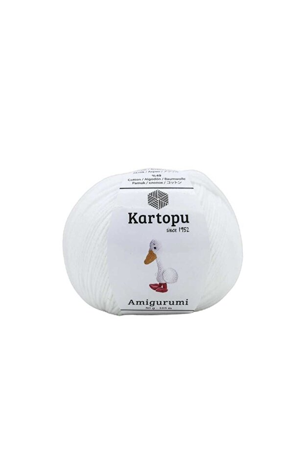 Amigurumi Toy Punch Knitting Yarn White K010