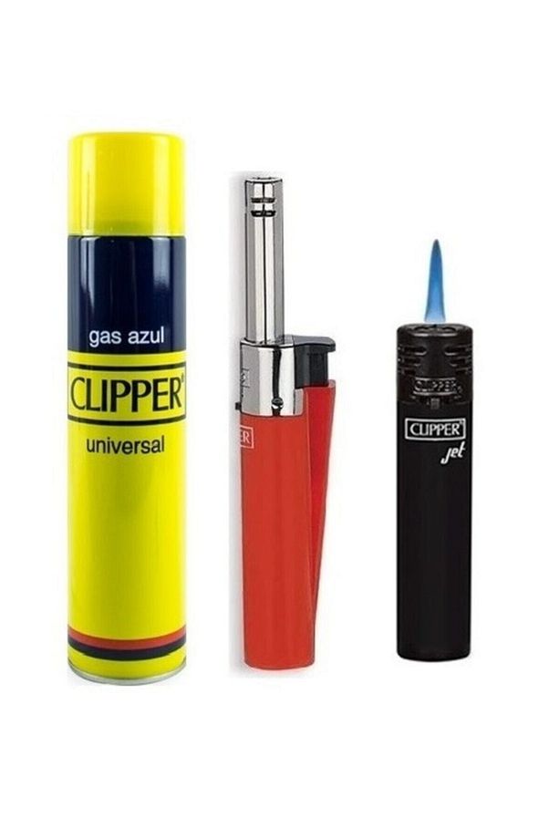 Efsane Set 1 Adet Jet Rüzgar Çakmağı 1 Adet Mini Tube Çakmak 1 Adet Çakmak Gazı - 1