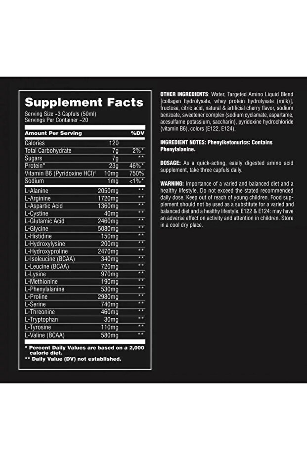 UNİVERSAL Amino Liquid 1000 ml - 2