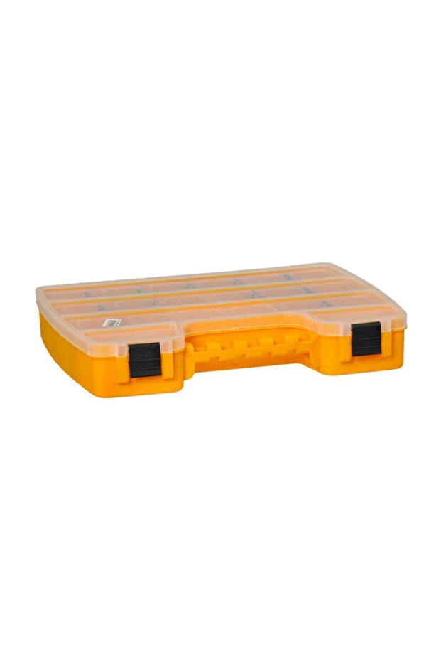 Fisherman Box No. 1 14 Compartments Yellow \ Transparent Çsp144