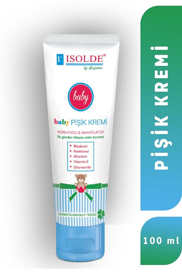 Isolde Bebek Önleyici Pişik Kremi Merhem - Panthenol ve Çinko içeren 100 ml 8699349138820 - 1