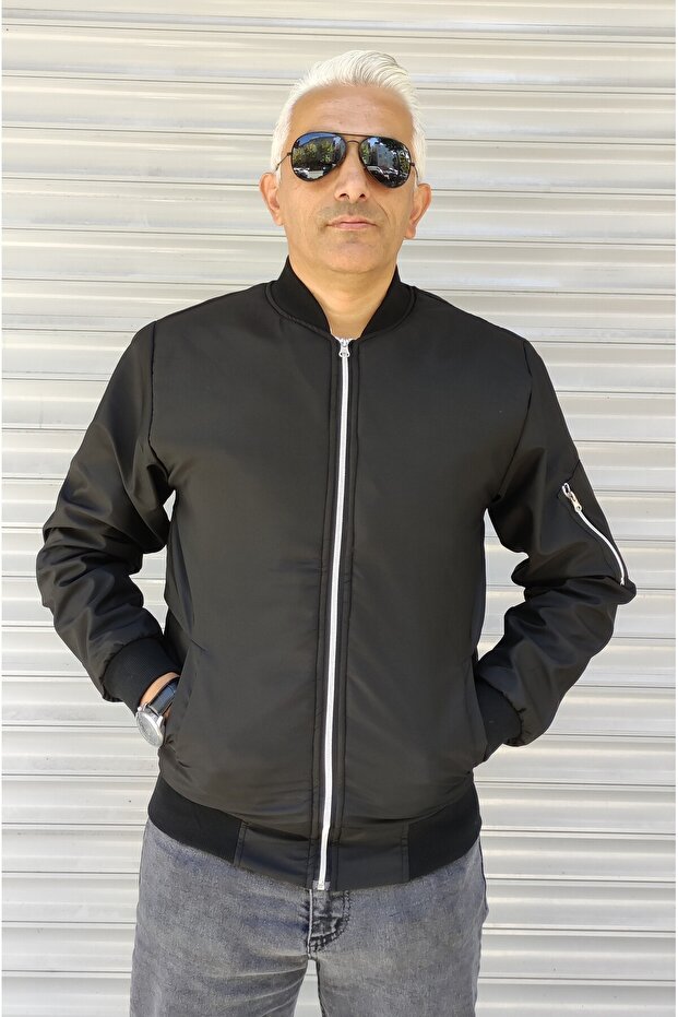 معطف سميك من بومبر مقاوم للرياح ومقاوم للماء - 3